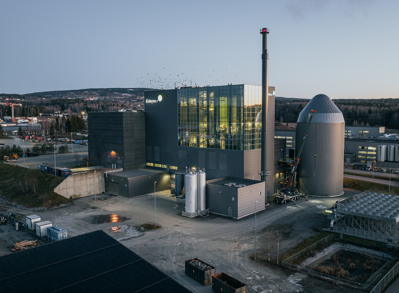 Eidsiva Bioenergi er innbygger i Hamar Næringspark 